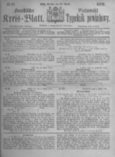 Fraust&auml;dter Kreisblatt. 1875.04.23 Nr17