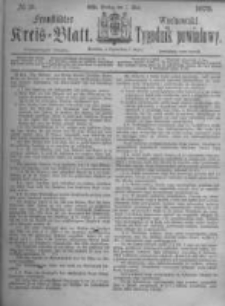 Fraust&auml;dter Kreisblatt. 1875.05.07 Nr19