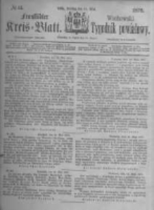 Fraust&auml;dter Kreisblatt. 1875.05.21 Nr21