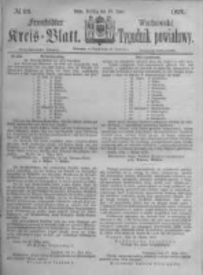Fraust&auml;dter Kreisblatt. 1875.06.18 Nr25
