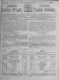 Fraustädter Kreisblatt. 1875.07.23 Nr30