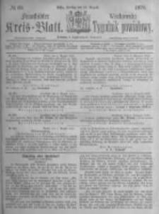 Fraust&auml;dter Kreisblatt. 1875.08.13 Nr33