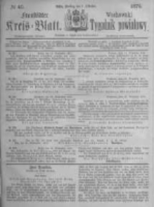 Fraust&auml;dter Kreisblatt. 1875.10.01 Nr40