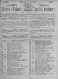 Fraust&auml;dter Kreisblatt. 1875.12.03 Nr49