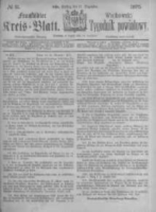 Fraustädter Kreisblatt. 1875.12.17 Nr51