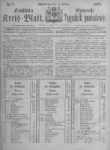 Fraust&auml;dter Kreisblatt. 1876.02.18 Nr7