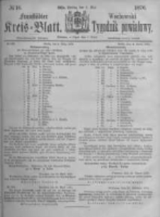 Fraust&auml;dter Kreisblatt. 1876.05.05 Nr18