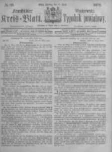 Fraust&auml;dter Kreisblatt. 1876.06.09 Nr23