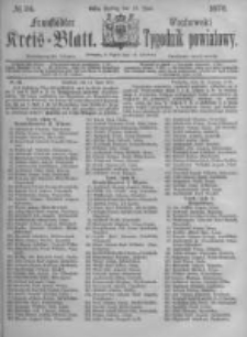 Fraust&auml;dter Kreisblatt. 1876.06.16 Nr24
