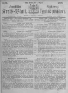 Fraustädter Kreisblatt. 1876.08.04 Nr31