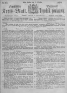 Fraustädter Kreisblatt. 1876.10.27 Nr43