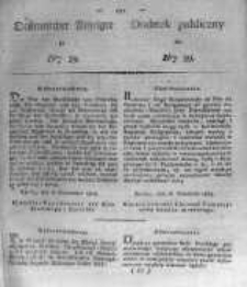 Oeffentlicher Anzeiger zum Amtsblatt No.39. der Königl. Preuss. Regierung zu Bromberg. 1824