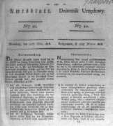 Amtsblatt der K&ouml;niglichen Preussischen Regierung zu Bromberg. 1826.03.10 No.10