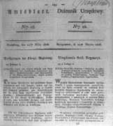 Amtsblatt der K&ouml;niglichen Preussischen Regierung zu Bromberg. 1826.03.24 No.12