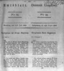 Amtsblatt der K&ouml;niglichen Preussischen Regierung zu Bromberg. 1826.07.14 No.28