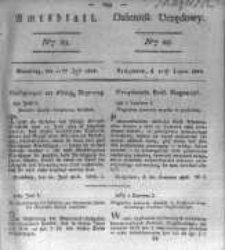 Amtsblatt der K&ouml;niglichen Preussischen Regierung zu Bromberg. 1826.07.21 No.29