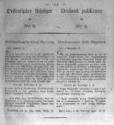 Oeffentlicher Anzeiger zum Amtsblatt No.6. der Königl. Preuss. Regierung zu Bromberg. 1826