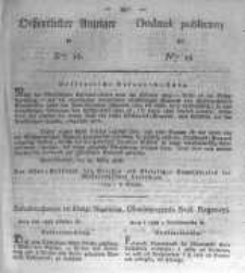 Oeffentlicher Anzeiger zum Amtsblatt No.15. der K&ouml;nigl. Preuss. Regierung zu Bromberg. 1826