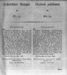 Oeffentlicher Anzeiger zum Amtsblatt No.31. der K&ouml;nigl. Preuss. Regierung zu Bromberg. 1826