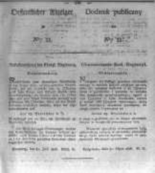 Oeffentlicher Anzeiger zum Amtsblatt No.35. der K&ouml;nigl. Preuss. Regierung zu Bromberg. 1826