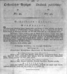 Oeffentlicher Anzeiger zum Amtsblatt No.43. der K&ouml;nigl. Preuss. Regierung zu Bromberg. 1826