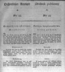 Oeffentlicher Anzeiger zum Amtsblatt No.44. der Königl. Preuss. Regierung zu Bromberg. 1826