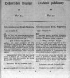 Oeffentlicher Anzeiger zum Amtsblatt No.51. der Königl. Preuss. Regierung zu Bromberg. 1826