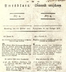 Amtsblatt der K&ouml;niglichen Preussischen Regierung zu Bromberg. 1827.02.02 No.5