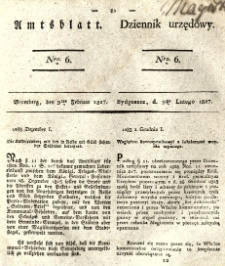Amtsblatt der Königlichen Preussischen Regierung zu Bromberg. 1827.02.09 No.6