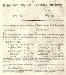 Amtsblatt der Königlichen Preussischen Regierung zu Bromberg. 1827.02.16 No.7