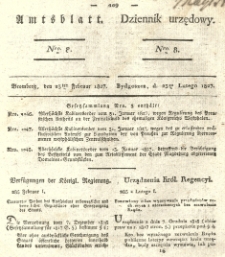 Amtsblatt der K&ouml;niglichen Preussischen Regierung zu Bromberg. 1827.02.23 No.8