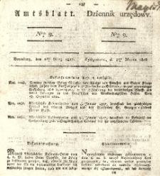 Amtsblatt der Königlichen Preussischen Regierung zu Bromberg. 1827.03.02 No.9