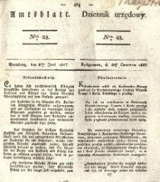 Amtsblatt der Königlichen Preussischen Regierung zu Bromberg. 1827.06.08 No.23