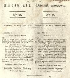 Amtsblatt der Königlichen Preussischen Regierung zu Bromberg. 1827.06.22 No.25