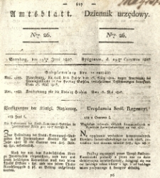 Amtsblatt der K&ouml;niglichen Preussischen Regierung zu Bromberg. 1827.06.29 No.26