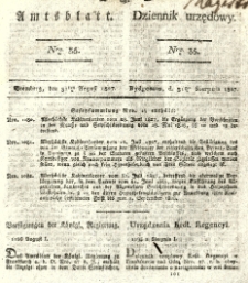 Amtsblatt der K&ouml;niglichen Preussischen Regierung zu Bromberg. 1827.08.31 No.35