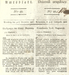 Amtsblatt der Königlichen Preussischen Regierung zu Bromberg. 1827.11.30 No.48