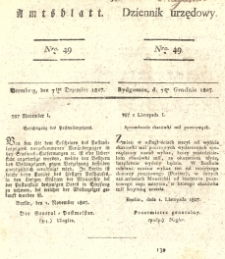 Amtsblatt der Königlichen Preussischen Regierung zu Bromberg. 1827.12.07 No.49