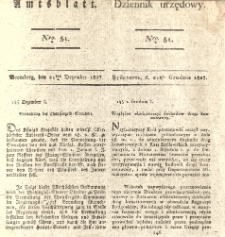 Amtsblatt der Königlichen Preussischen Regierung zu Bromberg. 1827.12.21 No.51