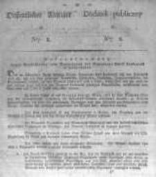 Oeffentlicher Anzeiger zum Amtsblatt No.2. der K&ouml;nigl. Preuss. Regierung zu Bromberg. 1827