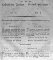 Oeffentlicher Anzeiger zum Amtsblatt No.6. der K&ouml;nigl. Preuss. Regierung zu Bromberg. 1827