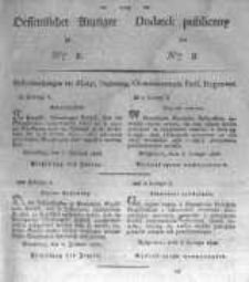 Oeffentlicher Anzeiger zum Amtsblatt No.8. der K&ouml;nigl. Preuss. Regierung zu Bromberg. 1827