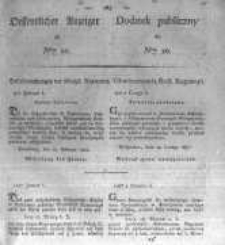 Oeffentlicher Anzeiger zum Amtsblatt No.10. der K&ouml;nigl. Preuss. Regierung zu Bromberg. 1827