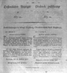 Oeffentlicher Anzeiger zum Amtsblatt No.11. der K&ouml;nigl. Preuss. Regierung zu Bromberg. 1827