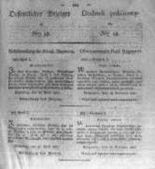 Oeffentlicher Anzeiger zum Amtsblatt No.18. der K&ouml;nigl. Preuss. Regierung zu Bromberg. 1827