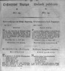 Oeffentlicher Anzeiger zum Amtsblatt No.29. der K&ouml;nigl. Preuss. Regierung zu Bromberg. 1827