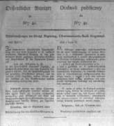 Oeffentlicher Anzeiger zum Amtsblatt No.40. der Königl. Preuss. Regierung zu Bromberg. 1827