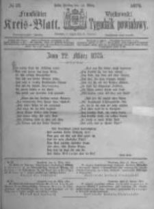 Fraust&auml;dter Kreisblatt. 1875.03.19 Nr12