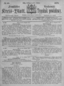 Fraustädter Kreisblatt. 1875.10.29 Nr44