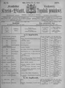Fraust&auml;dter Kreisblatt. 1876.04.21 Nr16